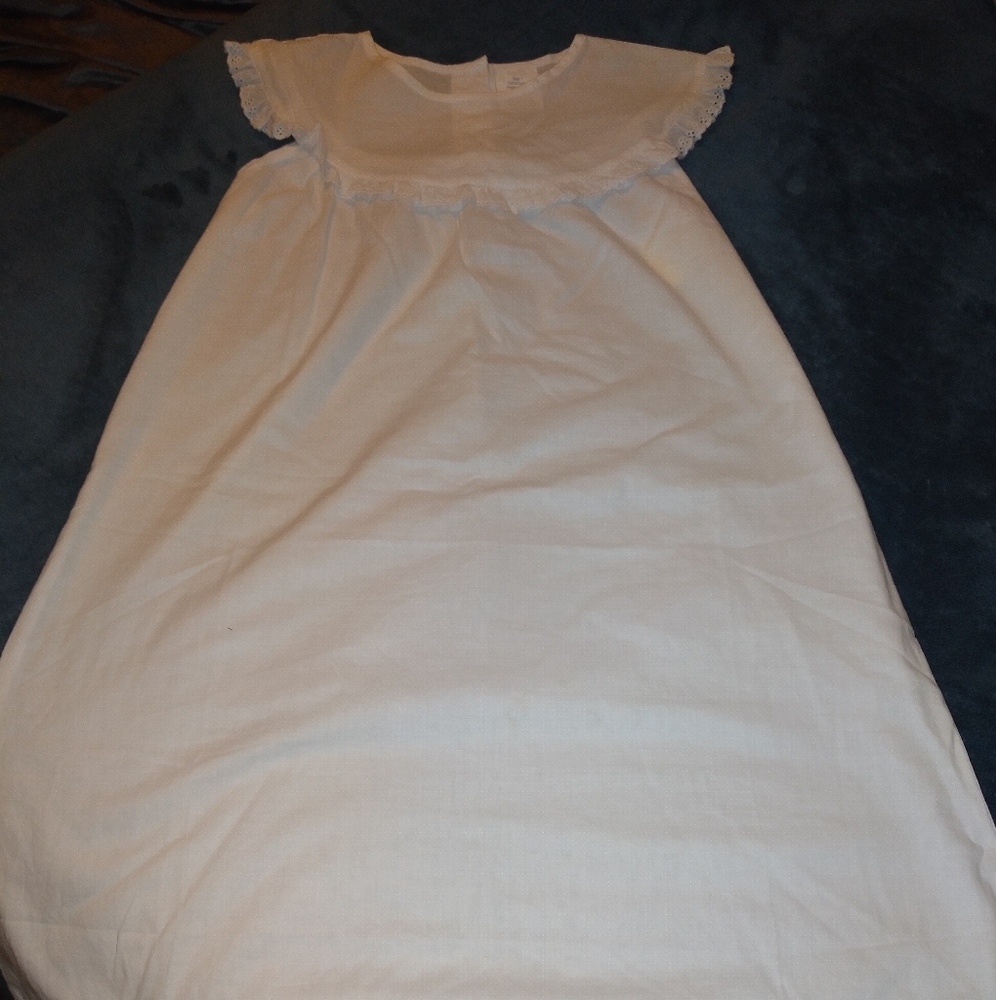 White ruffle dress